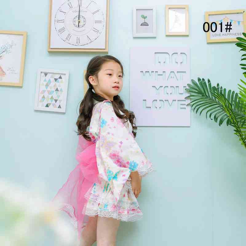 浴衣 キッズ 女の子 かわいい 甚平 浴衣 浴衣ドレス セット かわいい 帯 フリル レ...
