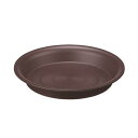 アップルウェアー クラフトプレート15型 ダークブラウン 園芸用品 ガーデニング 受皿 園芸プレート プラスチック 軽量 シンプル