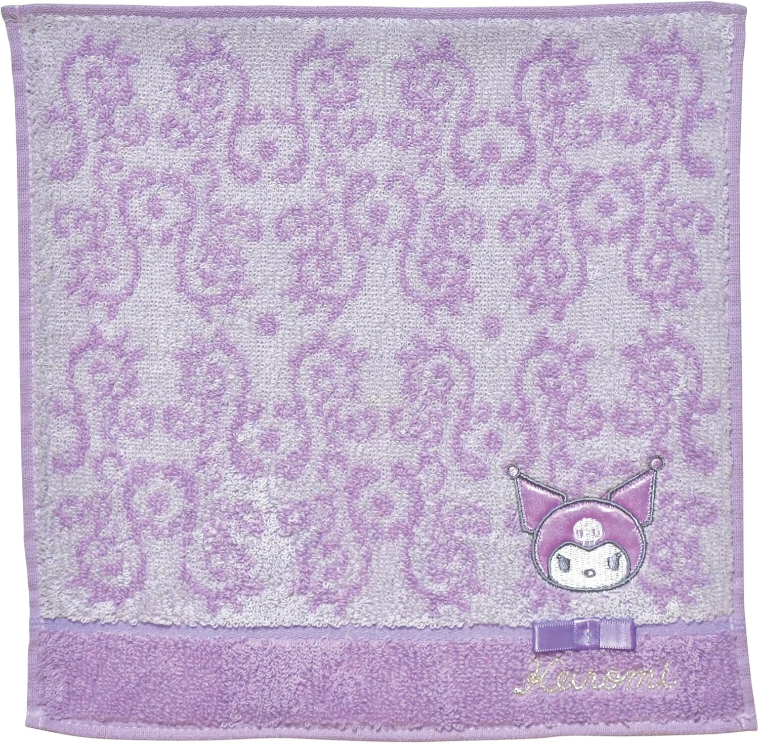 丸眞 ハンドタオル クロミ フルールラベンダー サンリオ キャラクター かわいい 綿100％ プレゼ ...