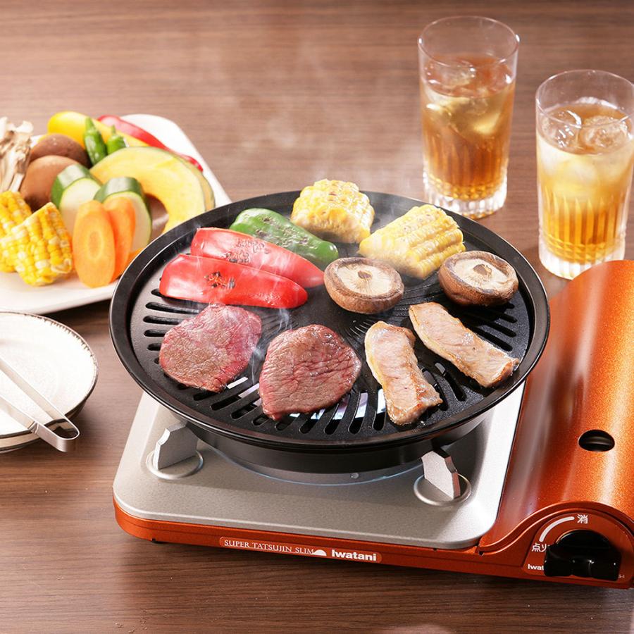 けいけいの岩谷産業 焼き肉プレートS BK ブラック ホットプレート グリルプレート こびりつきにくい お手入れ簡単｜アングル2