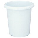 【8月1日限定 ポイント最大5倍】リッチェル 長鉢 7号 ホワイト 園芸用品 ガーデニング 植木鉢 プラスチック シンプル ベーシック