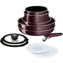 【5月3日〜5月6日23時59分まで 最大ポイント7倍】T-fal インジニオ・ネオ フライパンセット ヴィンテージボルドー・インテンス セット10 キッチン用...
