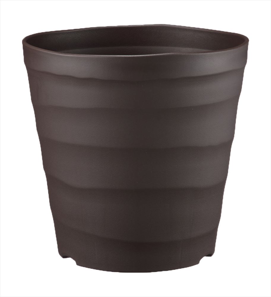 アップルウェアー クラフトポット30型 DBR 4905980132887 お部屋の観葉植物の植え替えに最適です通水性や通気性のよい底穴構造 漆喰を手塗りしたような光沢のない表面加工 お庭のシンボルツリ