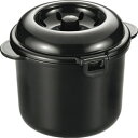 【8月11日12時〜15日まで 全品最大ポイント10倍】カクセー 電子レンジ専用炊飯器 紀州備長炭配合 ちびくろちゃん2合炊き BK 4972940554379...