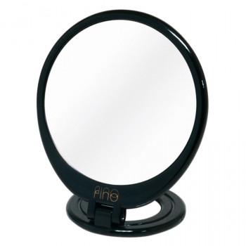 メリー 卓上ミラー ブラック T-805BK 鏡 卓上鏡 化粧鏡 スタンド式 丸型 シンプル 使いやすい 日本製