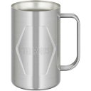 【スーパーセール 6月5日限定 最大ポイント10倍】THERMOS サーモス 真空断熱ジョッキ 600ml ステンレス2 保温 保冷 食洗機対応 結露しにくい ...
