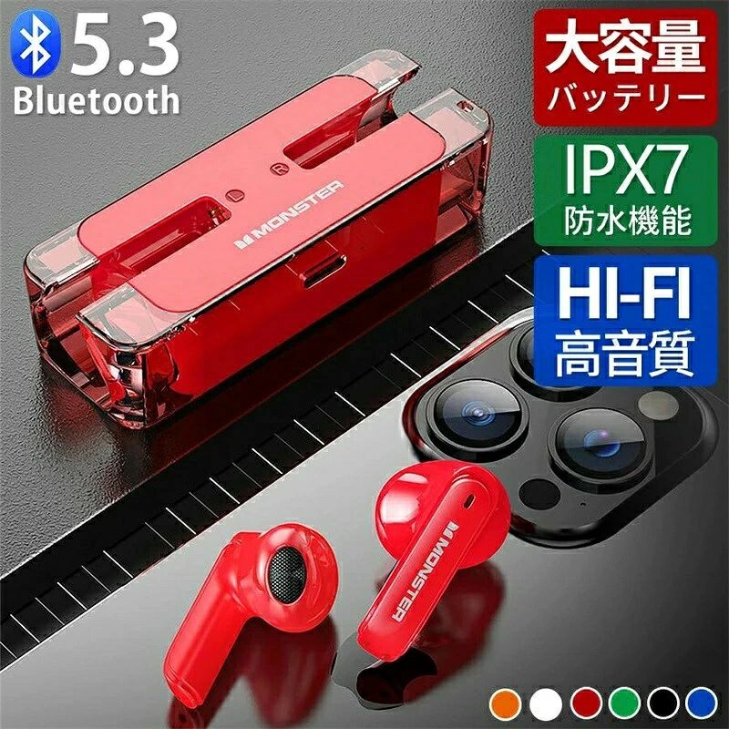【2025最新版 送料無料】ワイヤレスイヤホン イヤホン Bluetooth 5.3 bluetooth イヤホン iPhone iPhone14/Android適用 ブルートゥース 自動ペアリング ios Siri イヤホン ブルートゥースイヤホン 高音質ノイズキャンセリング 軽量 マイク付 両耳＆片耳 送料無料