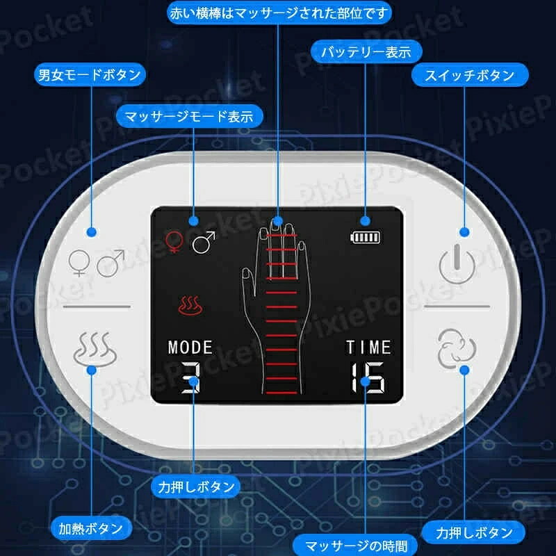 マッサージガン 電動マッサージ器 ハンドマッサージャー アタッチメント6種付き 15...