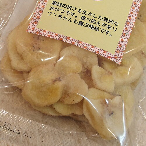 エースプロダクツ　ファースト　カリッ！とバナナチップス　60g　【犬のおやつ】