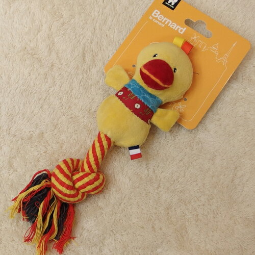 プラッツ　MARTIN SELLIER　ベイビードッグ　ベルナルド（ダック）ツイストロープ　【犬用品】【小型犬用】【ぬいぐるみ】