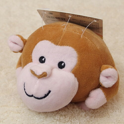 エースプロダクツ　エーストイ　まるっこアニマル　サル　【おもちゃ】【犬猫用品】【ぬいぐるみ】