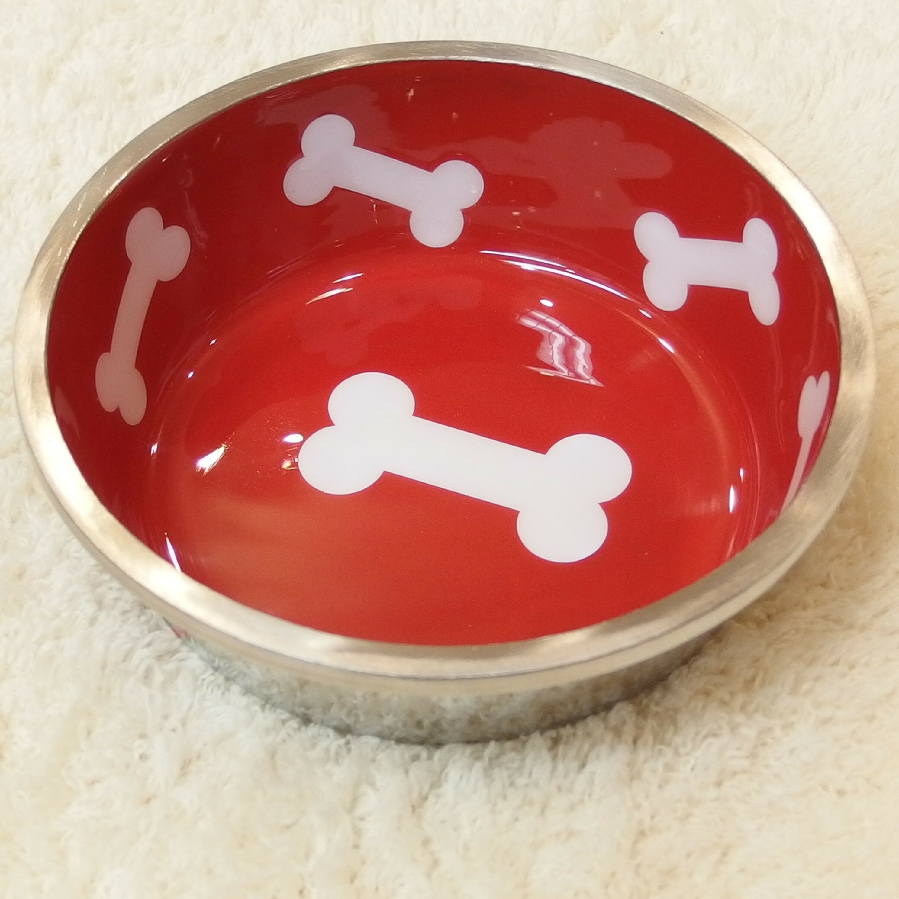 樂天商城 - プラッツ　PLATZ　マジェスティックボウル　 M　チェリーレッド　【犬の食器】【犬用品】