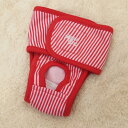 【訳あり商品】ポンポリース ベルト型サニタリーパンツ 1号 レッド 【犬用おむつ】【マナー用品】【トイレ用品】【サニタリーパンツ】【アウトレット】【在庫処分】