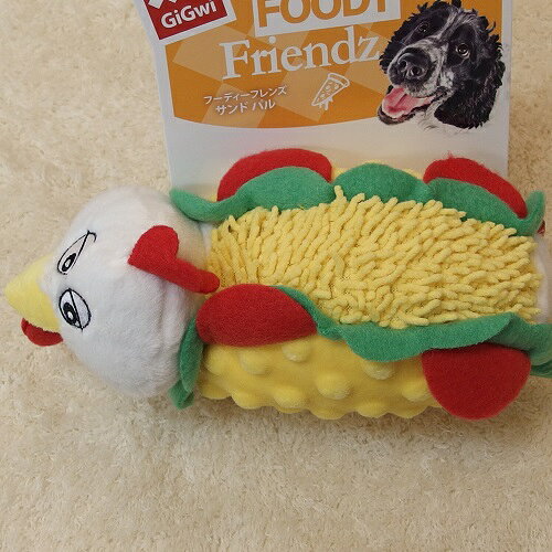プラッツ　PLATZ　GiGwi　フーディーフレンズ　サンドバル　チキンタコス　【犬用品】【小・中型犬用】【ぬいぐるみ】の商品画像 2