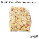 国産 ・ 九州産 若鶏ボン尻 4kg 500g × 8パック とり肉 冷凍 わかどり 希少部位 レア部位 人気