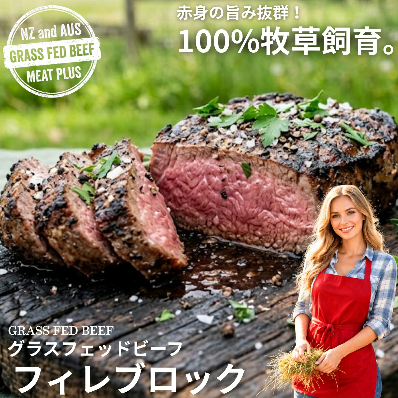 【送料無料】グラスフェッドビーフ ヒレブロック 500g 牧草牛 赤身肉 オーストラリア産 ニュージーランド産 ステーキ ローストビーフ ごちそう ギフトに最適な肉本来の旨み母 へ プレゼント 感謝 フィレ ヘレ 気持ち ありがとう 母 お義母さん 義母 母の日ギフト