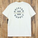 BRIXTON ブリクストン Tシャツ メンズ OATH V S/S STANDARD TEE ホワイト