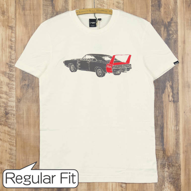 デウスエクスマキナ Tシャツ メンズ Deus Ex Machina CHARGER TEE ダッジ・チャージャー・デイトナ 1969
