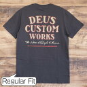 デウスエクスマキナ Tシャツ メンズ Deus Ex Machina WORKS TEE 濃いグレー