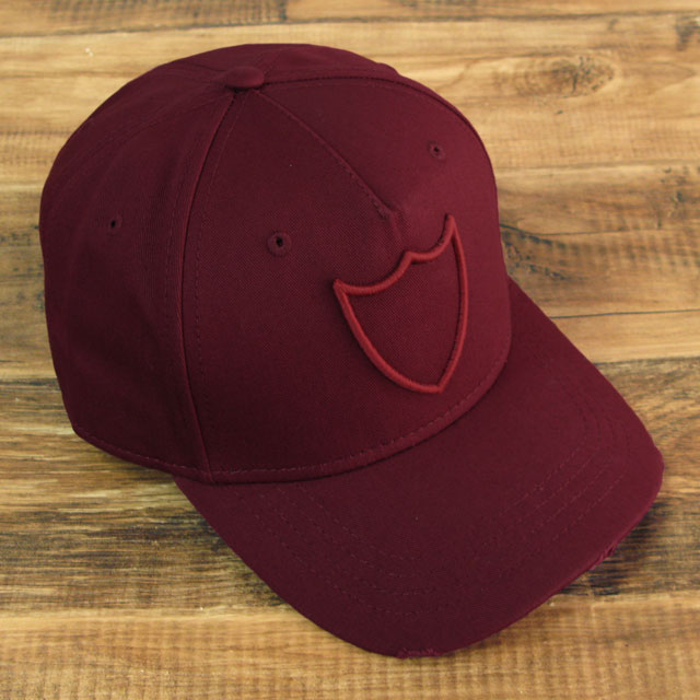 HTC エイチティーシー ベースボール キャップ ボルドー Hollywood Trading Company LOGO BASEBALL CAP