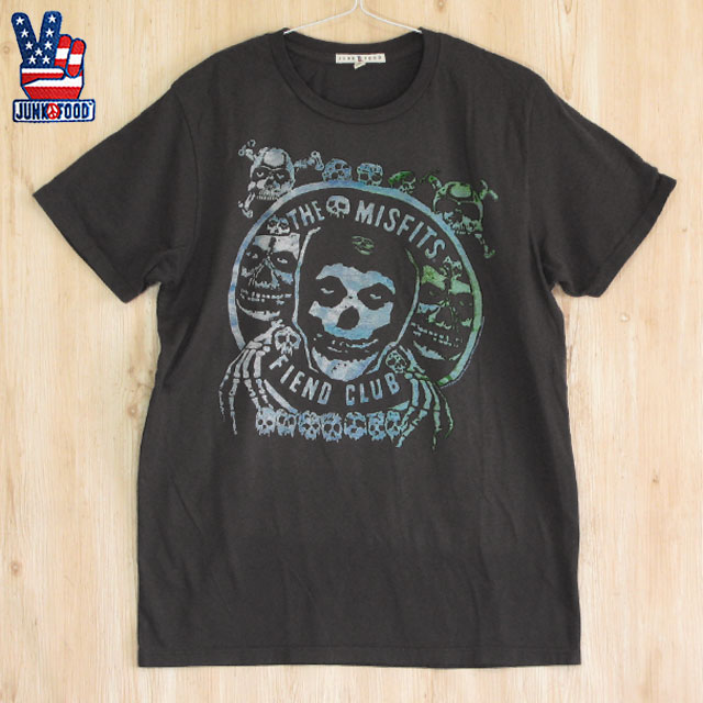 JUNK FOOD ジャンクフード メンズ 半袖 Tシャツ The Misfits ミスフィッツ