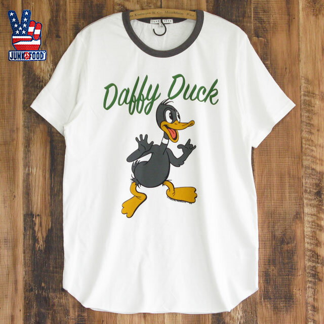 ジャンクフード ダフィーダック メンズ ゆったり Tシャツ JUNK FOOD Daffy Duck