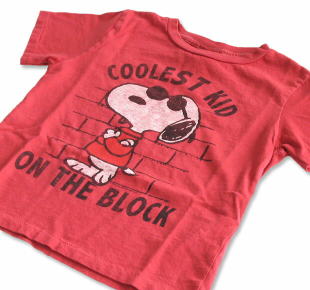 【クリックポスト発送】 JUNK FOOD ジャンクフード SNOOPY スヌーピー キッズ Tシャツ 3 4 6〜7歳