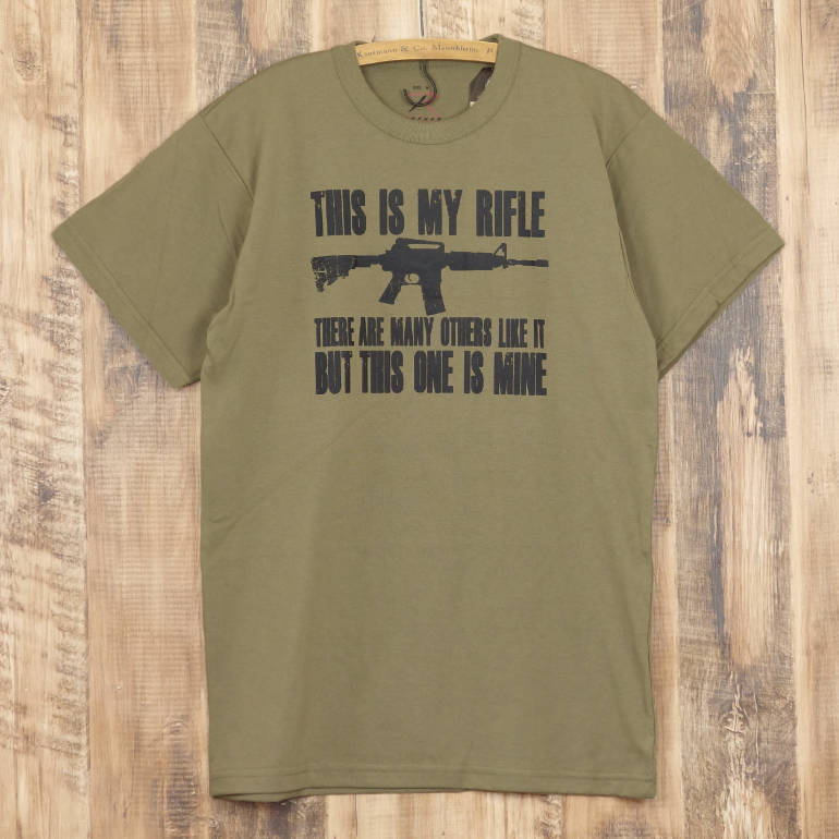 ロスコ Tシャツ 半袖 メンズ ROTHCO ミリタリー ライフル 丸首 クルーネック コットン【クリックポスト発送】
