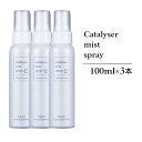 3本セット カタライザー ミストスプレー 100ml×3本 天然ミネラルエキス 野口総合研究所 敏感肌 海藻堆積物 フムスエキス シミ 化粧水 ミスト 敏感肌
