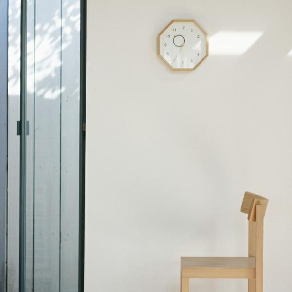 インターフォルム 掛け時計 エンネ Enne CL-4508 おしゃれ スイープ 静か 壁時計 ウォールクロック 北欧