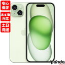 【24日20時からポイントUP!お買い物マラソン あす楽発送】新品未開封品【Nランク】国内Appleストア版SIMフリー iPhone15 128GB グリー..