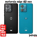 【土日、祝日発送、店舗受取可】新品未開封品【Nランク】MOTOROLA edge 40 neo XT2307-3 ブラックビューティ カリビアンブルー 【国内版...