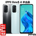 【土日、祝日発送、店舗受取可】【中古品】国内版SIMフリー OPPO Reno5 A シルバーブラック アイスブルー CPH2199【楽天モバイル対応】