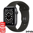 【土日、祝日発送、店舗受取可】中古品【Dランク】Apple Watch Series 6 GPSモデル 44mm M00H3J/A スペースグレイアルミニウムケ...