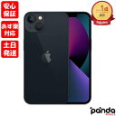 【24日20時からポイントUP お買い物マラソン あす楽発送】新品未開封品【Nランク】国内Appleストア版SIMフリー iPhone13 128GB ミッドナイト MLNC3J/A 4549995282245【 docomo au SoftBank UQ Ymobile 楽天モバイル 対応】