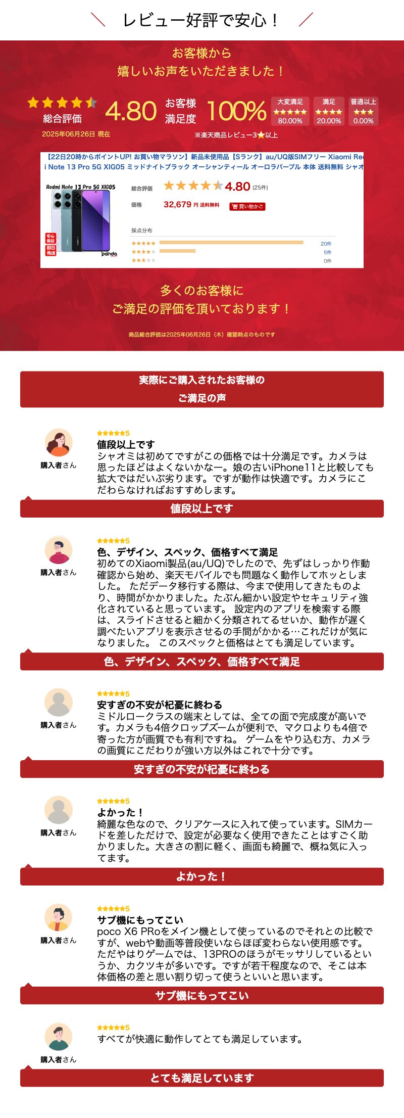 【土日、祝日発送、店舗受取可】新品未使用品【Sランク】au/UQ版SIMフリー Xiaomi Redmi Note 13 Pro 5G XIG05 ミッドナイトブラック オーシャンティール オーロラパープル 本体 送料無料 シャオミ