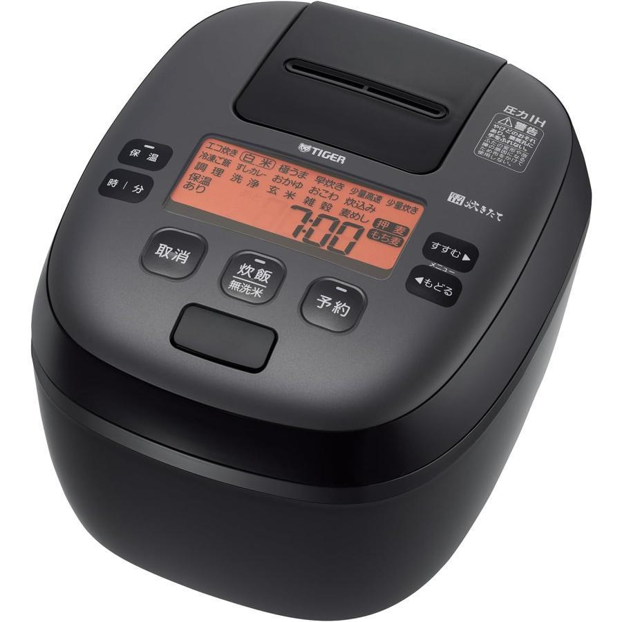 【新品】タイガ-(TIGER)魔法瓶 圧力IH式 ご泡火炊き 土鍋かまどコート釜 炊飯器 5.5合 プラック JPI-S10NK【日曜日以外即日発送】【送料無料...