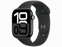 【新品未開封】Apple Watch Series 10 GPSモデル 46mm MWWP3J/A ジェットブラック・ブラックスポーツバンド S/M【日曜日以外...