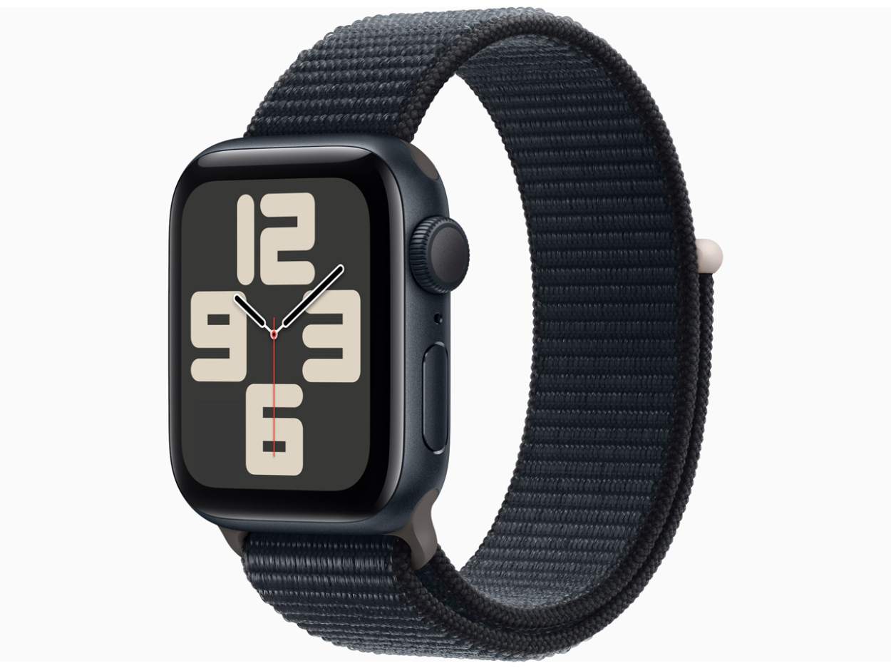 アップルウォッチ スマートウォッチ（売れ筋ランキング） 【あす楽】【新品未開封】Apple Watch SE 第2世代 GPSモデル 40mm MRE03J/A [ミッドナイトスポーツループ]【即日発送、土、祝日発送 】【送料無料※沖縄を除く】【不正利用防止のため、配達時転送不可】