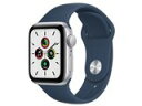 【あす楽】【新品未開封】APPLE アップル Apple Watch SE(GPSモデル)- 40mmシルバーアルミニウムケースとアビスブルースポーツバンド - レギュラー【即日発送、土、祝日発送 】【送料無料※沖縄を除く】【不正利用防止のため、配達時転送不可】