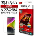 iPhone14 13 Pro 13 フィルム 全面保護 高光沢 ガラスコート 0.25mm 硬度9H 貼り付けガイド アイフォン14 13プロ 保護フィルム AP3480IP261 ラスタバナナ