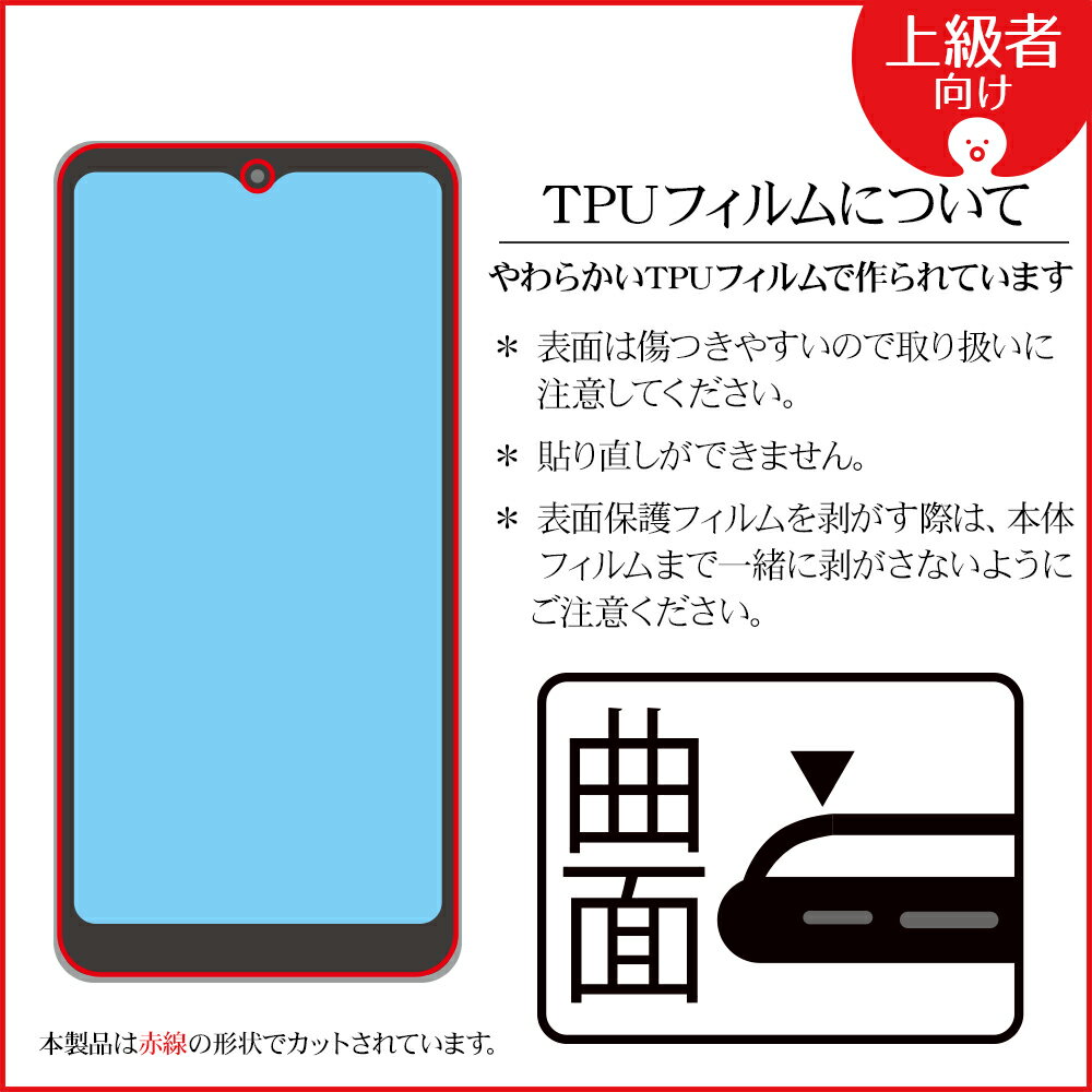 Galaxy A20 SC-02M SCV46 フィルム 全面保護 曲面対応 薄型TPU 耐衝撃吸収 高光沢防指紋 反射防止 ギャラクシーA20 液晶保護 ラスタバナナ