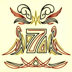 ～Japanese　Style～金蒔絵シール(ピンスト-4)