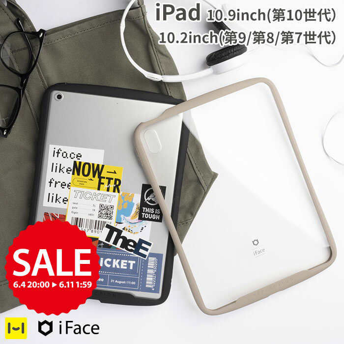 【10%OFF SALE】iFace 公式 iPad ケース 第10世代 第 9 8 7 世代 iFace Reflection ポリカーボネートクリアケース【 アイフェイス アイパッド カバー おしゃれ かわいい 10.9インチ 10.2inch …