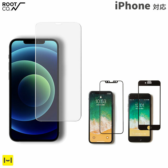 ガラスフィルム ROOT CO. iPhone15 15pro 15plus iPhone14 13 12 12Pro iPhoneSE 第2世代 第3世代 11Pro Max iPhoneX…