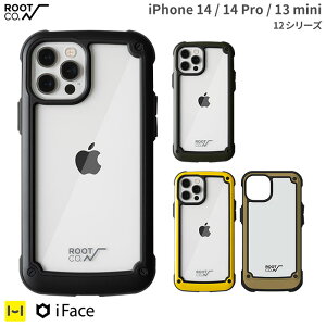 iPhone14 ケース iPhone14Pro iPhone13mini iPhone12 iPhone12mini iPhone12Pro ROOT CO. GRAVITY Shock Resist Tough & Basic Case. 【 ルートコー アイフォン ブラック ホワイト カーキ レッド イエロー ケース カバー 耐衝撃 ハード ケース ケース アウトドア 】