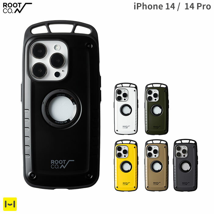 iPhone14 ケース iPhone14Pro ケース ROOT CO. GRAVITY Shock Resist Case Pro. 【 スマホケース iPhone14 iPhone14Pro ルートコー アウトドア 耐衝撃 衝撃吸収 ストラップホール 付 】