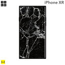 iphone xr ケース EYLE スクエア iphoneケース TILE タイル 大理石 ブラック 【 スマホケース iphonexr アイフォンxr ケース アイフォンxrケース iphoneケース 背面ガラス 四角タイル かわいい おしゃれ ブランド ハードケース 可愛い ハード TPU 韓国 スクエア型ケース 】