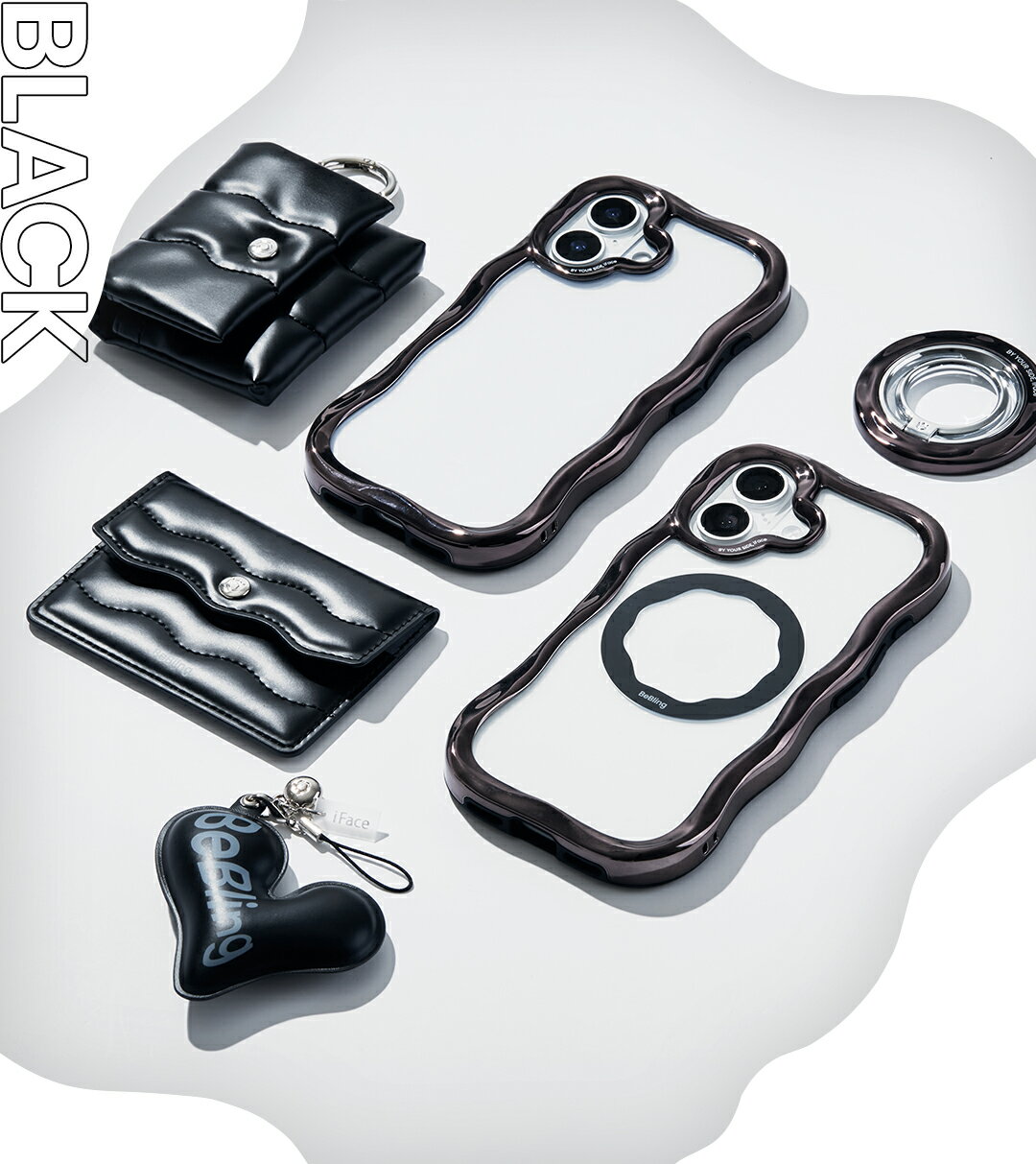 iFace公式 BeBling Wave AirPods ポーチ AirPodsポーチ AirPods Pro (第2/1世代) A...