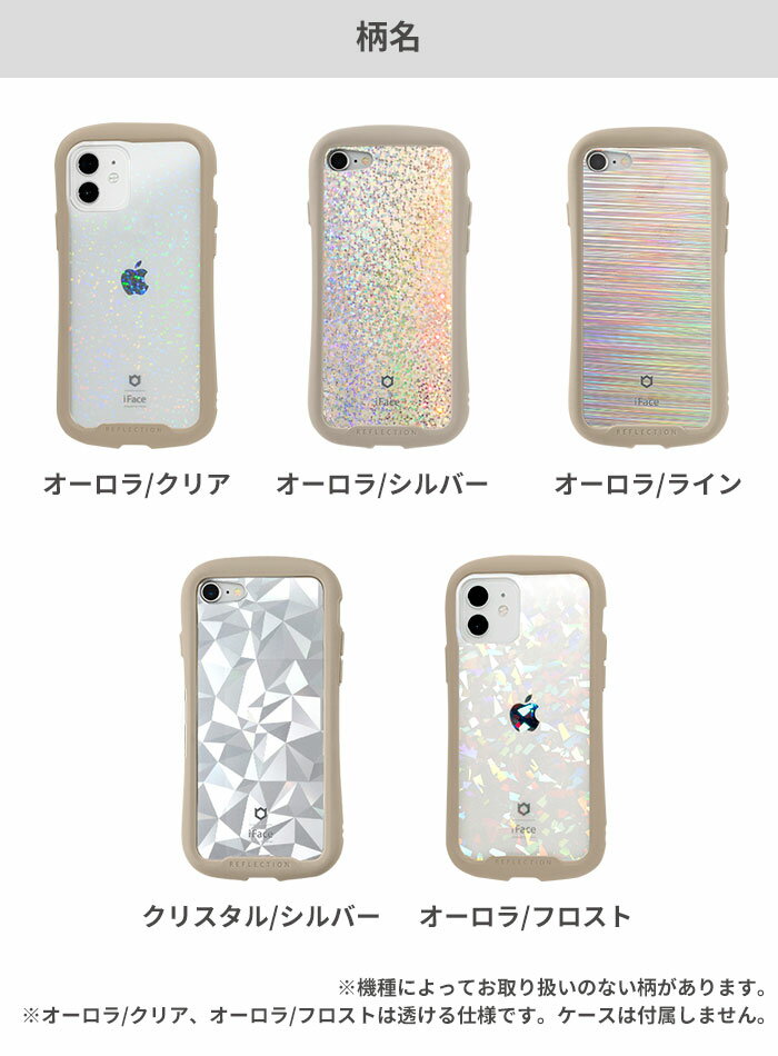 iFace 透明 クリアケース 専用 iPhone8 iPhone7 Reflection インナーシート【 iphone 7 8 アイフォン8 アイフェイス クリア 透明ケース スマホケース カスタマイズ キラキラ ラメ シート オリジナル 】